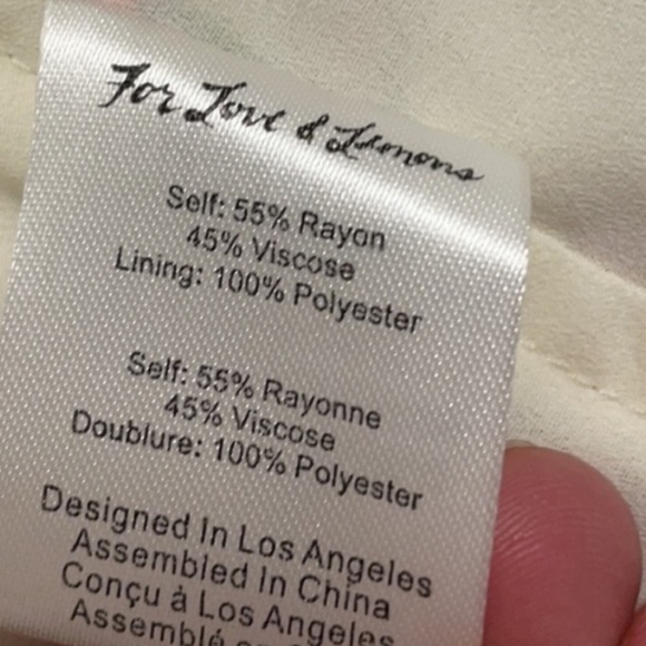 For Love & Lemons crop top Cherry print Bralette balletcore Cottagecore white - Picture 9 of 11